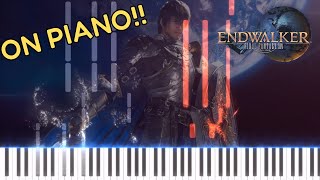 FFXIV ENDWALKER Trailer Music Piano Cover [upl. by Nnybor989]