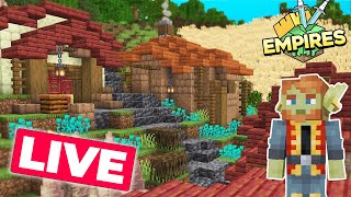 Empires S2  I Built a Railroad in Minecraft 119 Survival Lets Play [upl. by Ahsuatan207]