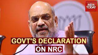 The Govt Makes Huge Declaration Says No Decision On Nationwide NRC Yet [upl. by Willock]