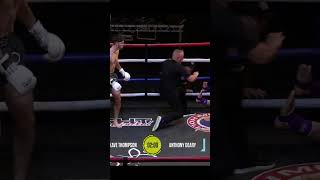 👑 🎯 Anthony Dearys MASSIVE KO for the ISKA World Title 👑 🎯 knockout martialarts [upl. by Orabelle]