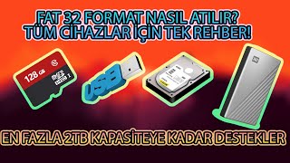 Tüm Cihazlarına Nasıl FAT32 Format Atarsınız Fat32 Format Atma Rehberi [upl. by Asamot]