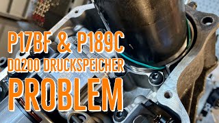 P17BF amp P189C Druckspeicher Problem beheben bei 7Gang DSG Getriebe DQ200 [upl. by Kirtley]