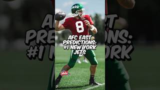 NFL Division Predictions AFC East  No 1 New York Jets factsonsports nfl [upl. by Ilrahs]