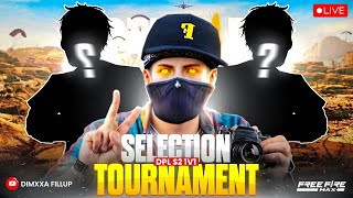 SELECTION FOR DPL S2 1V1 INTERNATIONAL TT 🏆🏆  WIN AND BOOK A SLOT🏆 freefirelivestream [upl. by Ahsiryt]