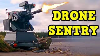 Polish 127mm Rotary Cannon  DRONE SENTRY GUN [upl. by Danni]