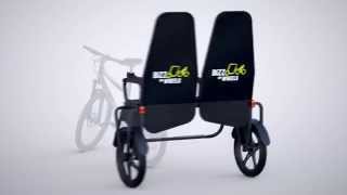 Pedicab bike trailer [upl. by Lamdin]