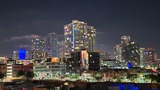 Evening City Night Downtown San Diego California [upl. by Clotilde]