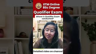 Where is IITM Qualifier Exam Conducted IITM Online BS Degree Qualifier exam ft anjalipanchal088 [upl. by Merriott]