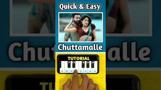 Chuttamalle  Easy amp Quick Piano Tutorial  Devara  NTR  Janhavi Kapoor [upl. by O'Driscoll]