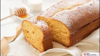 Plumcake al miele e yogurt ricetta facile e veloce How to make Honey Plumcake easy recipe [upl. by Esiuolyram]