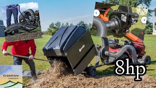 8hp AgriFab leaf vacuum review [upl. by Dis]