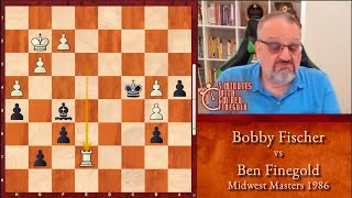 5 Minutes with GM Ben Finegold Fischer vs Finegold Midwest Masters 1986 [upl. by Ultann]