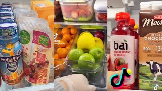 food restock and organizing fridge tiktok compilation 3🫕 [upl. by Reave]