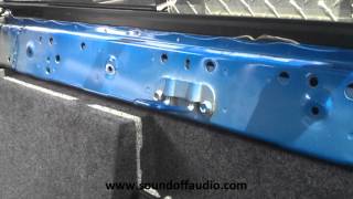 20052015 Toyota Tacoma Double Cab subwoofer box by Sound Off Audio [upl. by Terese305]