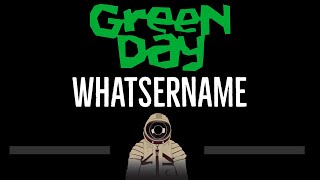 Green Day • Whatsername CC 🎤 Karaoke Instrumental Lyrics [upl. by Joete]