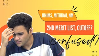 NMIMS Mithibai NM 2nd Merit List Update  Cutoff for 2nd list  Nmims Mumbai  Mithibai [upl. by Prince]