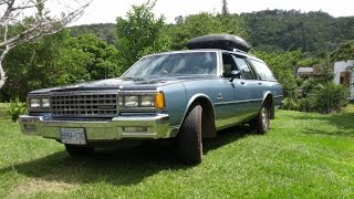 1985 Chevy Caprice Classic Station Wagon Review amp Test Drive [upl. by Anizor]