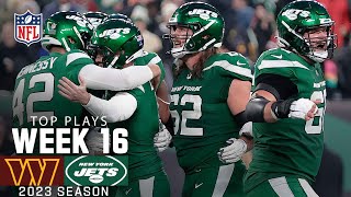 New York Jets Top Plays vs Washington Commanders  2023 Regular Season Week 16 [upl. by Aliam]