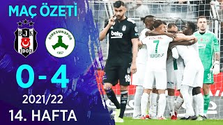 Beşiktaş 04 GZT Giresunspor MAÇ ÖZETİ  14 Hafta  202122 [upl. by Delacourt346]