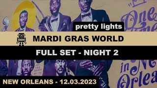 Pretty Lights  FULL SET N2 MARDI GRAS WORLD live 🤖 Remastered  384kbps  New Orleans Dec 2023 [upl. by Qifahs290]