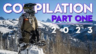 Boondock Nation 2023 Snowmobiling Compilation Part 1 December  January [upl. by Ruder639]