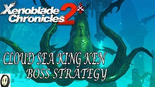 Xenoblade Chronicles 2  Cloud Sea King Ken Battle Strategy Lv110 Superboss [upl. by Elvie]