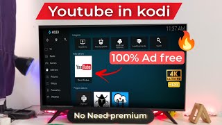 How To Block Ad In ⚡ YouTube In Android Tv  Smart tv  Youtube In Kodi [upl. by Atiuqahs405]