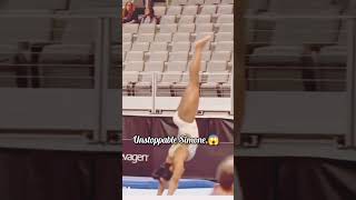 How Simone did it😲😲😱 paris2024olympics olympicathlete simonebiles usclassic [upl. by Salomon]