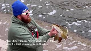 Catching Big Musky  Waukesha Wisconsin [upl. by Etrem809]