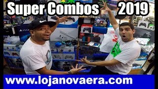 Super Combos 2019  Preços Caindo é hora Comprar Videogame na Nova Era  Santa Efigênia SP [upl. by Eilsil]