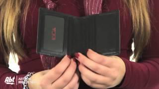 Overview of the Tumi Alpha Collection Black Slimfold ID Wallet  19238 BLACK [upl. by Adalai]