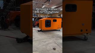 Removable Camper Pod for Utility Trailer [upl. by Ney]