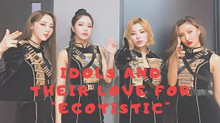 Idols singdancereact to MAMAMOO 마마무 Egotistic 너나 해 [upl. by Ahsekel710]