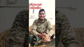 CRPF jawan singing a song 🎶🎵bas ek baar shorts short crpf indianmilitary armyforce viralvideo [upl. by Yntirb]