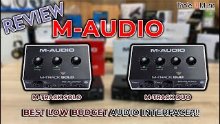 REVIEW MAUDIO MTRACK SOLO dan MAUDIO MTRACK DUO AUDIO SOUNDCARD Terbaik di bawah satu jutaan [upl. by Anyehs]