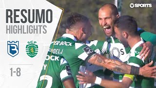 Highlights  Resumo Belenenses 18 Sporting Liga 1819 32 [upl. by Bartholomeus]