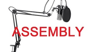 ASSEMBLY  Neewer® NW700 Professional Studio Broadcasting amp Recording Condenser Microphone Kit [upl. by Hibbs]