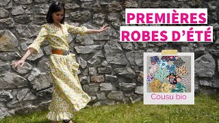 11e PODCAST COUTURE  MES PREMIÈRES ROBES D’ÉTÉ DANS DES TISSUS COUSU BIO ✂️ [upl. by Ayyn28]