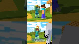 Steve vs Entity 303  Good deeds vs Bad deeds  Minecraft Animation shorts [upl. by Kaz]