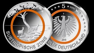 5 Euro Subtropische Zone Deutschland 2018 [upl. by Maurits]