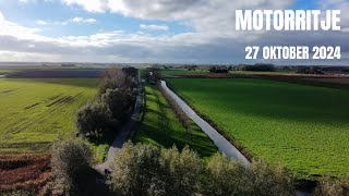 Motorritje in de buurt en een beetje vliegen met drone [upl. by Kcirdot]