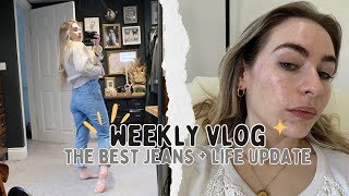 LIFE UPDATES  Best Petite Jeans  Weekly Vlog [upl. by Maxey461]