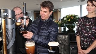 Tom Cruise 24 hours in Dublin  RTÉ News [upl. by Mcintyre36]