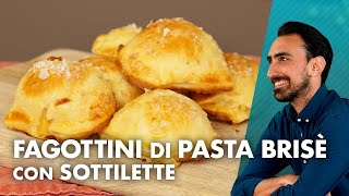 Fagottini di pasta brisée con Sottilette® CALCIO BALILLA [upl. by Nosiaj]