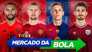 DANI OLMO é do BARCELONA l DE LIGT no MANCHESTER UNITED l BAYERN fecha com J TAH l HUMMESL e [upl. by Rosamond]