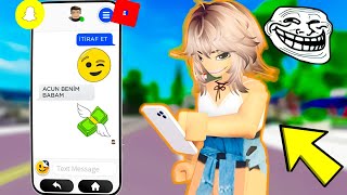 Roblox SNAPCHATTE İTİRAF Sayfası Açıp TROLLEDİM😂Brookhaven 🏡Rp [upl. by Salzhauer]