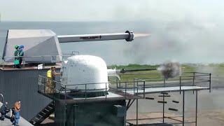 How US Navy Tests its Super Advanced Billion  Rail Gun Systems [upl. by Azirb]