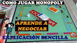 COMO JUGAR MONOPOLIO  COMO JUGAR MONOPOLY  TUTORIAL MONOPOLIO VERSIÓN CLÁSICA  EXPLICACIÓN FÁCIL [upl. by Ennalorac]