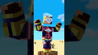 HELP Herobrine Draw All Might Minecraft Short Animation Bones Imagine the Dragons shorts [upl. by Klarika]