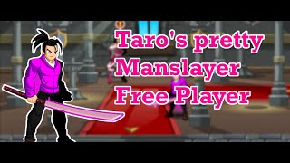 AQW Taros Pretty Manslayer How to get it  Free Player [upl. by Heddi750]